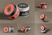 Metal Tin Jar Mock-up, a Packaging Mockup by zippypixelstudio (Thumbnail 1 of 10)