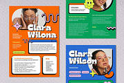 Clara - Resume Template Pack, a Resume Template by Invisual Studio (Thumbnail 7 of 7)