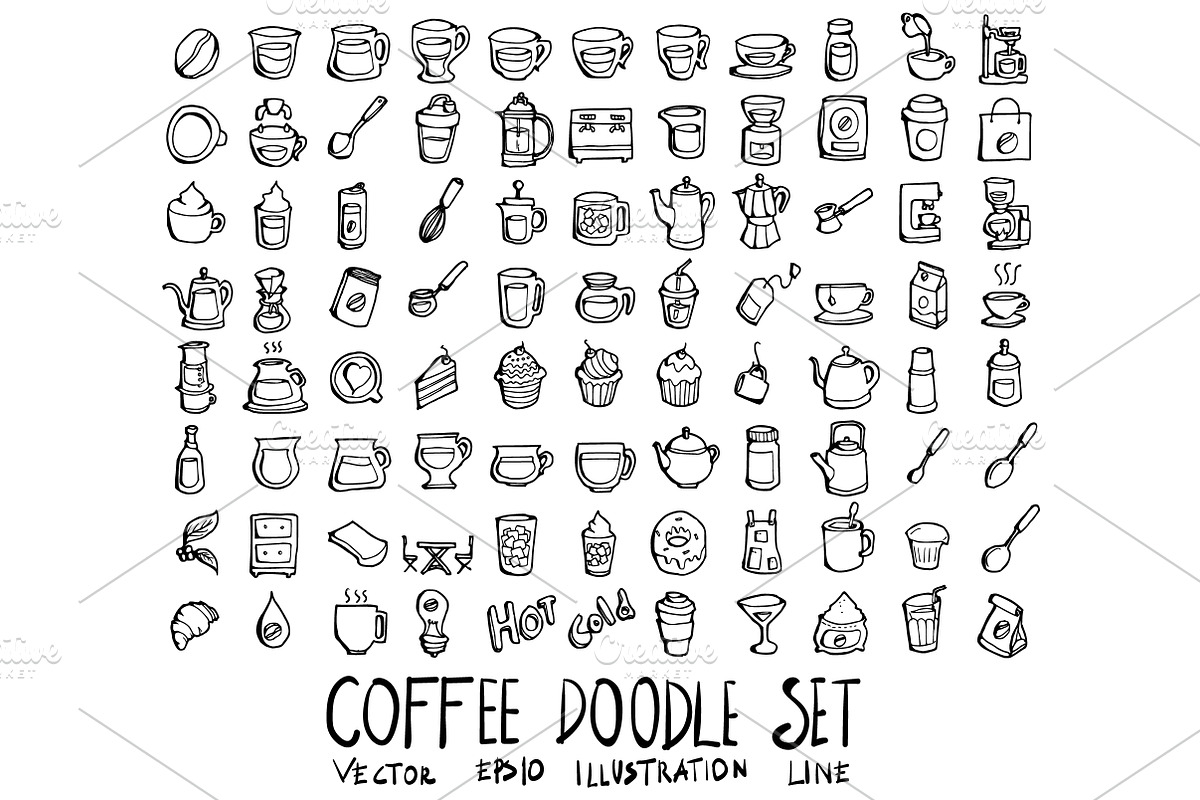 3140 Hand Drawn doodle Icons, an Outline Icon by TKDoodle (Photo 34 of 42)