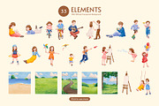 Hello Best Friend – Watercolor, a Person Illustration by CreativeValuation (Thumbnail 2 of 11)