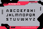 Bregas - Modern Stencil Font, a Sans Serif Font by Drizy (Thumbnail 2 of 10)