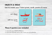 Sailing Ship. Fishing boat. Sailboat, an Illustration by AvaAva (Thumbnail 8 of 11)