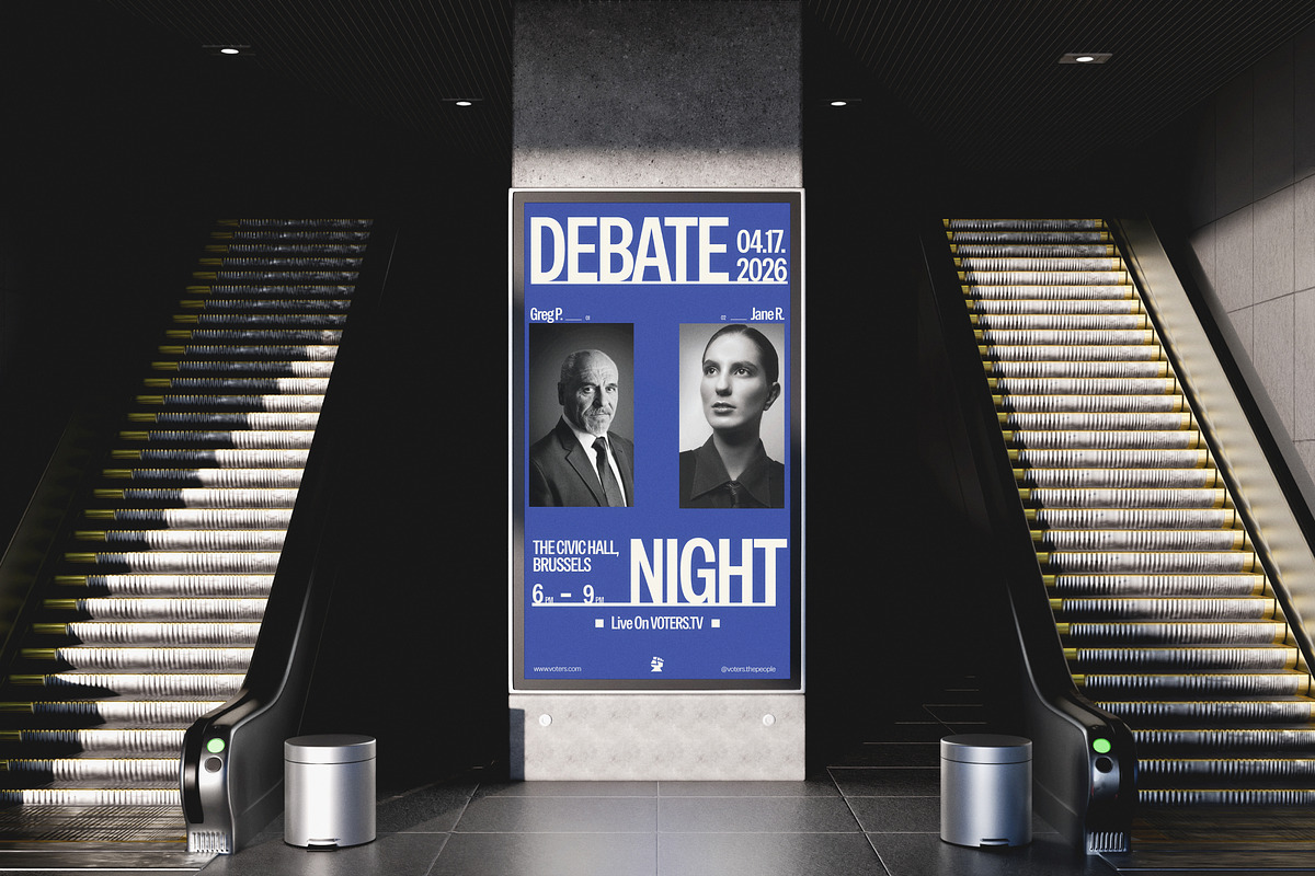 29 Indoor Election Campaign Mockup, an Advertising Mockup by Vitora Mockup (Photo 2 of 15)