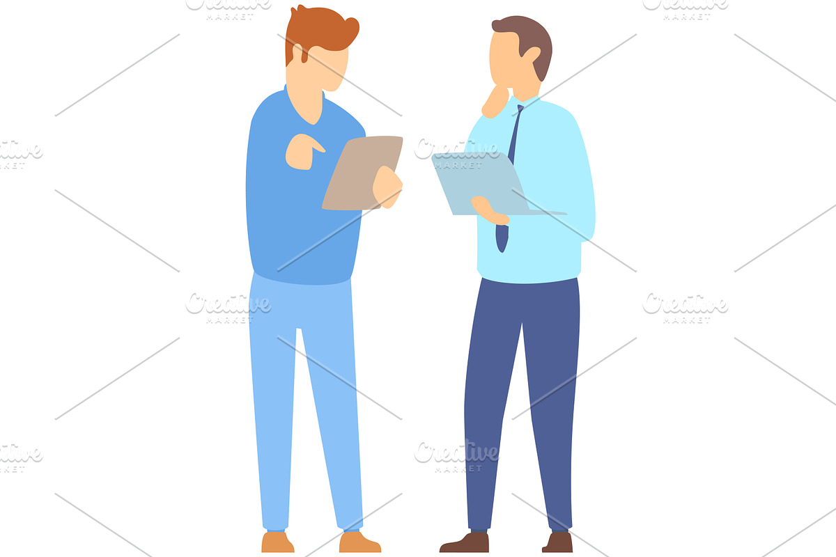 Company employee meeting, a Person Illustration by robuart