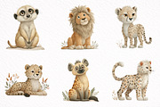 Safari Baby Animals Clipart, an Illustration by DreamArtGraphic (Thumbnail 6 of 8)