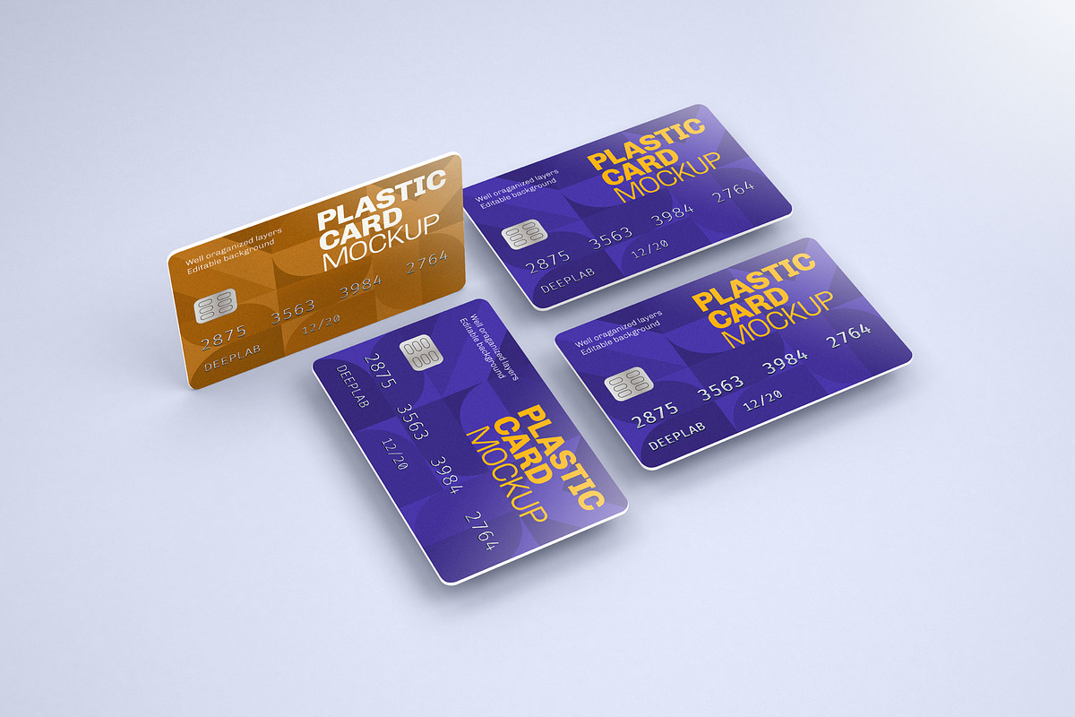 Plastic Card Mockup | Credit Card, a Print Template by Deeplab (Photo 15 of 26)