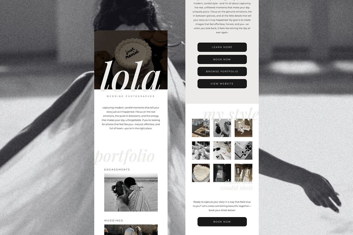 Showit Instagram Links Page Template, a Landing Page Template by Blush Created (Photo 4 of 15)