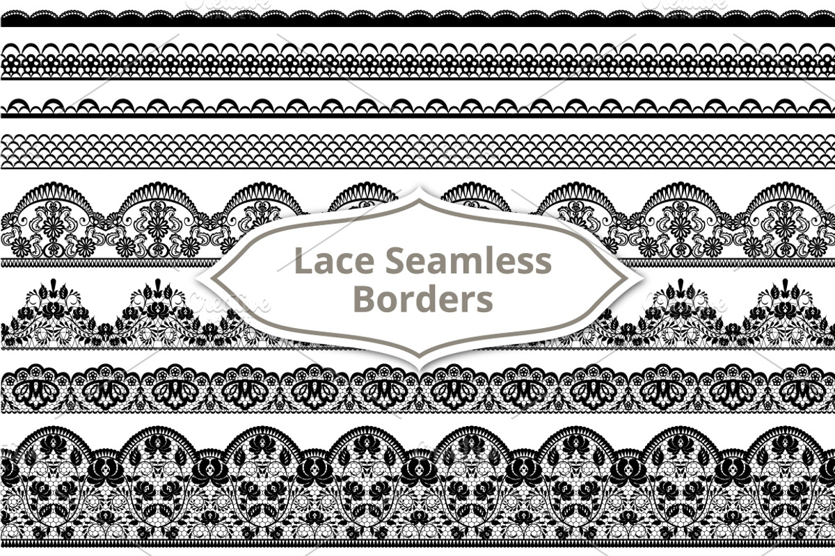 Lace Brushes for Illustrator preview 2
