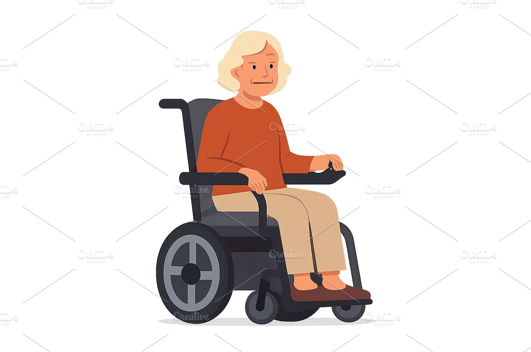 Elderly person in a wheelchair, a Person Photo by ZinetroN