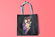 woman face in shape of lightning, a Person Illustration by gunaonedesign (Thumbnail 3 of 4)