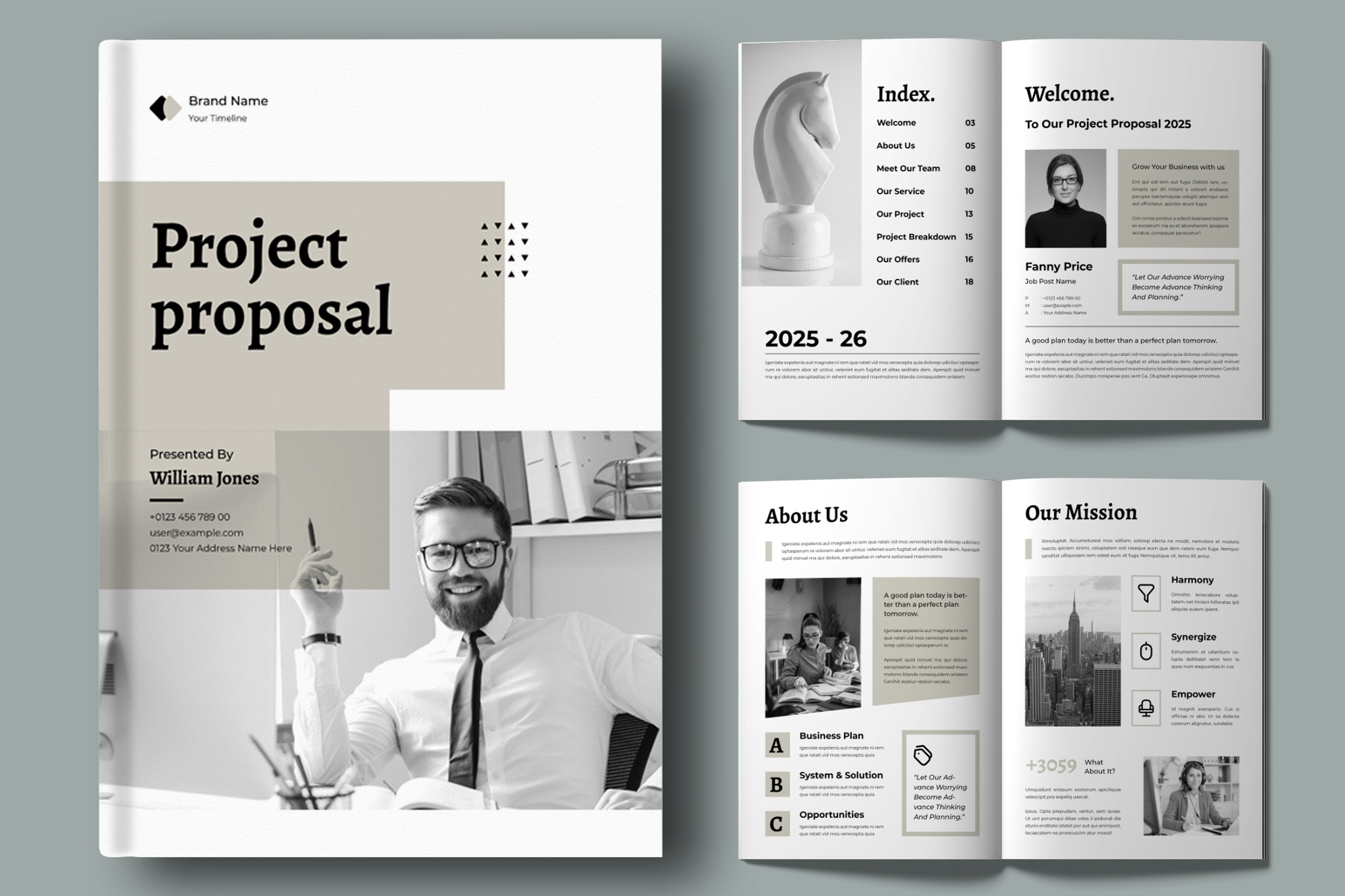 Project Proposal Template Design