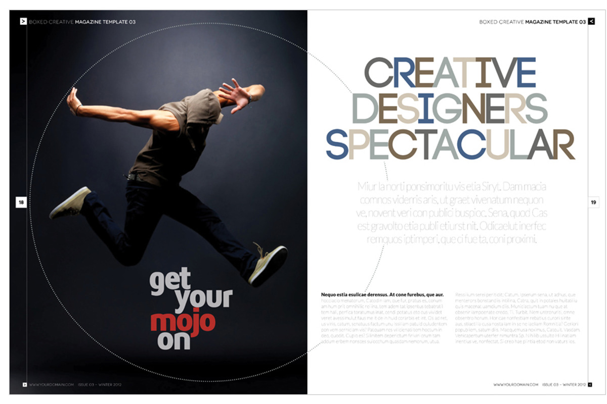 Magazine Template InDesign 03, a Magazine Template by Love Graphic Design (Photo 18 of 36)
