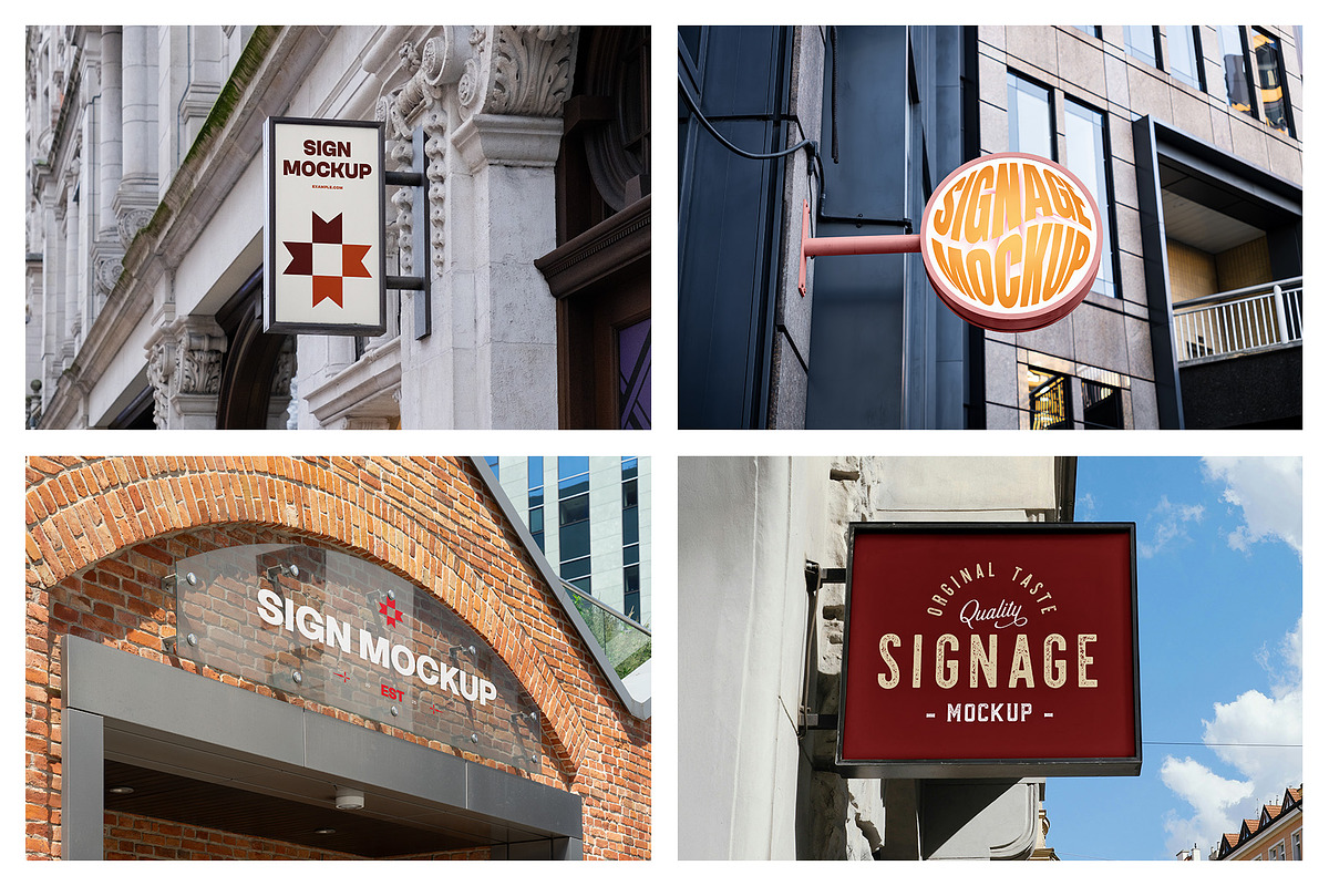 Signage Mockups vol.6 - Sign Mockups, a Mockup by MockupForest (Photo 7 of 8)