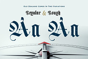 Old Zealand, a Blackletter Font by Loudoun Design Co. (Thumbnail 2 of 9)