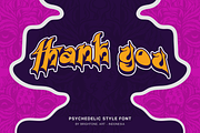 Tetradoth - Psychedelic Font, a Font by Brightone (Thumbnail 9 of 9)