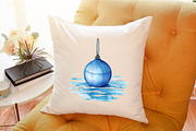 Watercolor Blue Nautical Clipart Bun, an Illustration by Sublimation Artist (Thumbnail 6 of 6)