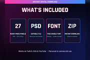Electro Wave Twitch & Kick Panels, an Object Graphic by Gear Store (Thumbnail 6 of 6)