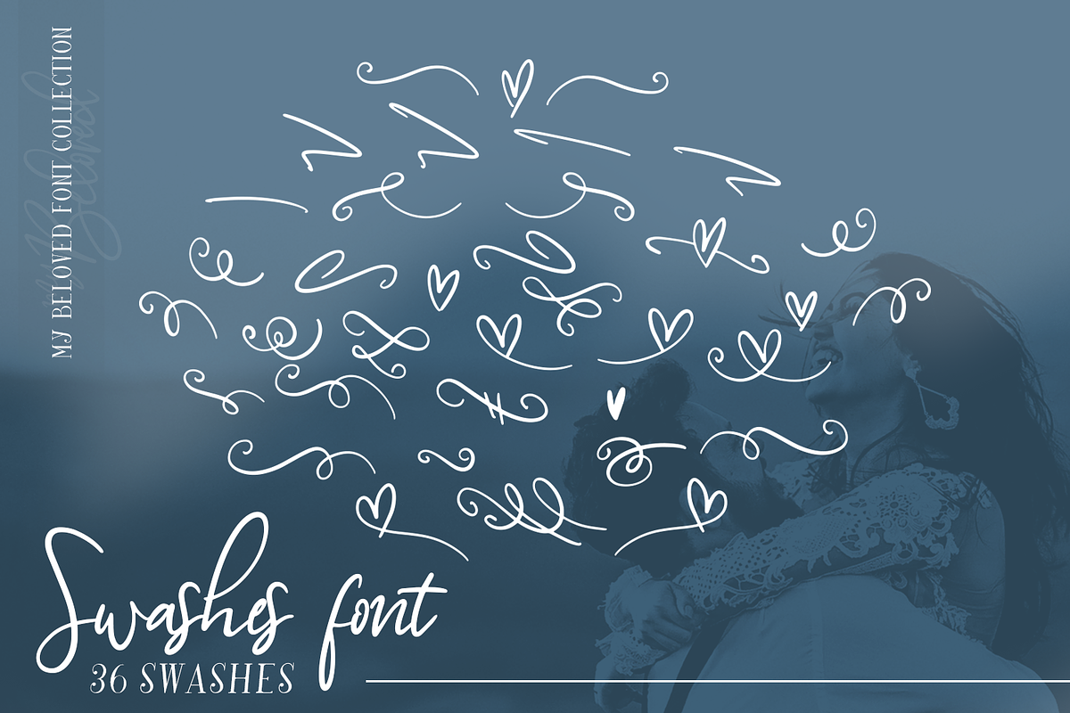 My Beloved ~ Script & Serif Font, a Script Font by Chantal Nijhof (Photo 14 of 16)