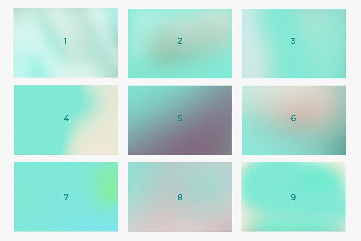 20 Sunbaked Mint Gradient Background, a Texture Graphic by Olha Kozachenko (Photo 2 of 8)