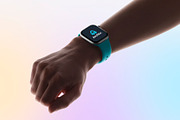 24 Watch Series 11 in Hand Mockups, a Wearable Device Mockup by Asylab (Thumbnail 41 of 107)