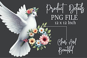 Summer Wedding Doves Clipart, an Illustration by Rose Art (Thumbnail 7 of 7)