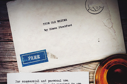 Typewriter font Type Old Writer, a Serif Font by Itsmesimon