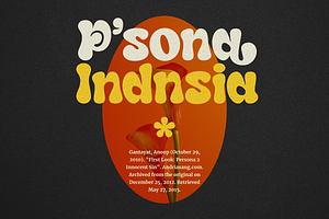 Swipe - Seventies Retro Typeface