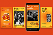 Halloween Party Canva & Instagram St, a Social Media Template by Attype (Thumbnail 4 of 4)