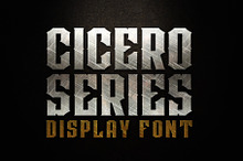 CICERO SERIES DISPLAY FONTS