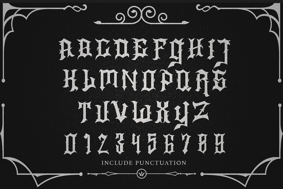 Shock Fest - Blackletter Font, a Blackletter Font by Arendxstudio (Photo 6 of 8)