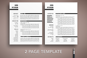 Modern Resume Template CV, a Resume Template by The Creative Resume (Thumbnail 2 of 8)