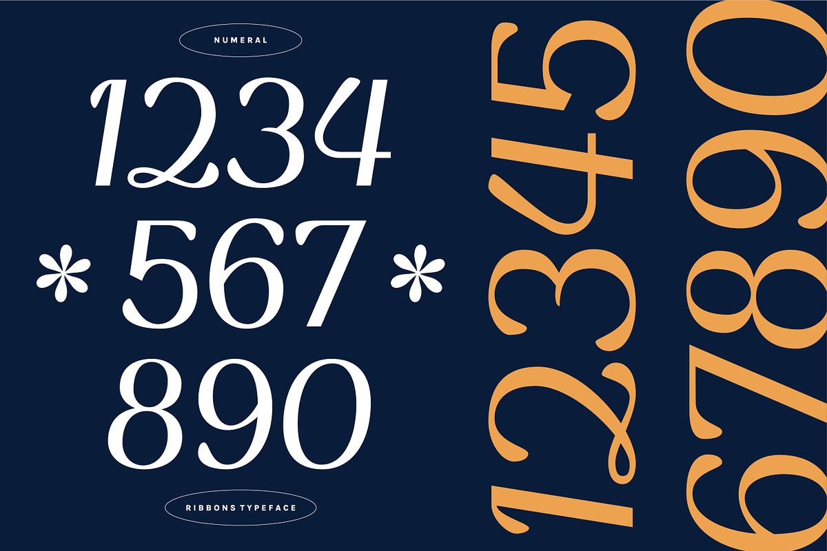 RIBBONS - Display Font, a Sans Serif Font by Artflorara (Photo 8 of 12)