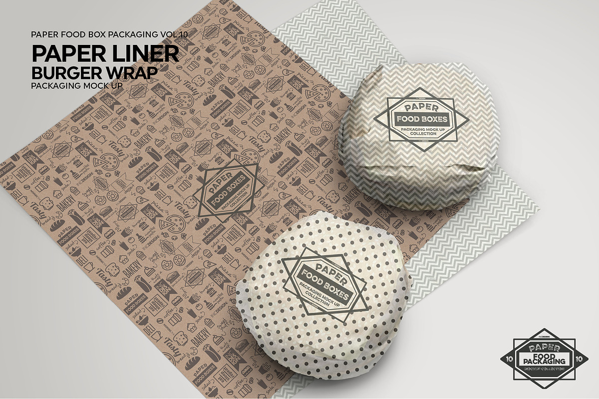 VOL.10 Food Box Packaging Mockups, a Product Mockup by INCDesign (Photo 7 of 22)