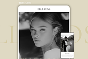 Elle Voss - WIX Website Template, a Templates & Theme by Palms&Muses (Thumbnail 1 of 9)