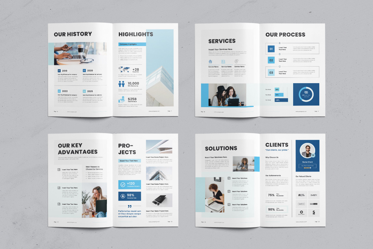 Corporate Profile, Brochure Template, a Brochure Template by Creativity-Design (Photo 4 of 6)
