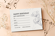 5 Birthday Gift Certificates, a Templates & Theme by TemplateCastleStore (Thumbnail 5 of 9)