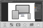 Responsive Multi Device Screens PSD, a Wearable Device Mockup by Bruno's Shop (Thumbnail 2 of 3)