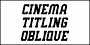 Cinema Titling JNL, a Slab Serif Font by Jeff Levine Fonts (Thumbnail 4 of 5)