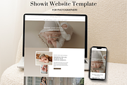 Showit Photography Website Template, a WordPress Template by Sara Martin Designs (Thumbnail 1 of 6)
