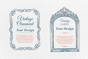 Elegant Vintage Frame Illustration