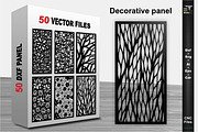 Set of 50 decorative panels, a Graphic by CncCutModel (Thumbnail 1 of 3)