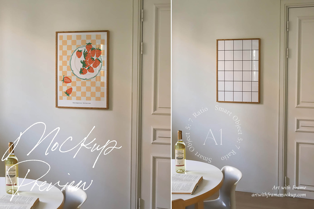 20 Scandinavian Living Room Mockup, a Product Mockup by ArtwithFrame (Photo 7 of 13)