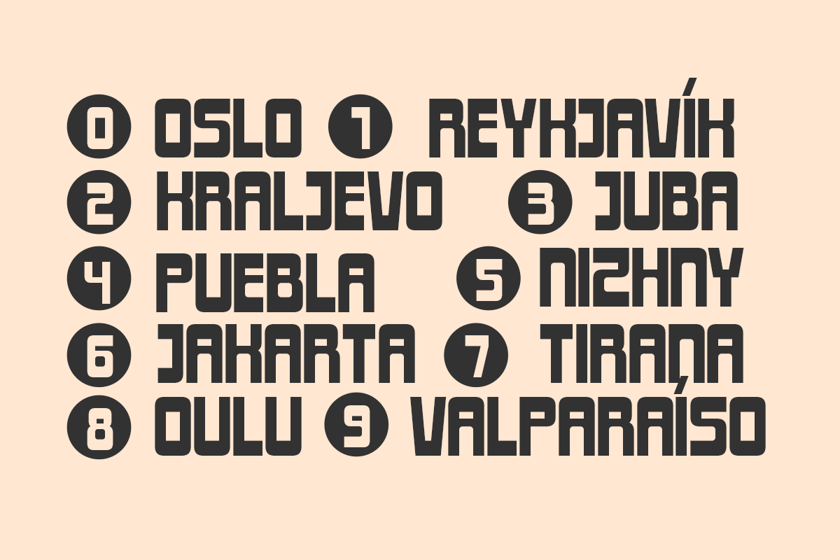 Bobai - Retro Sans Serif Font, a Sans Serif Font by Pandeka Studio (Photo 7 of 9)