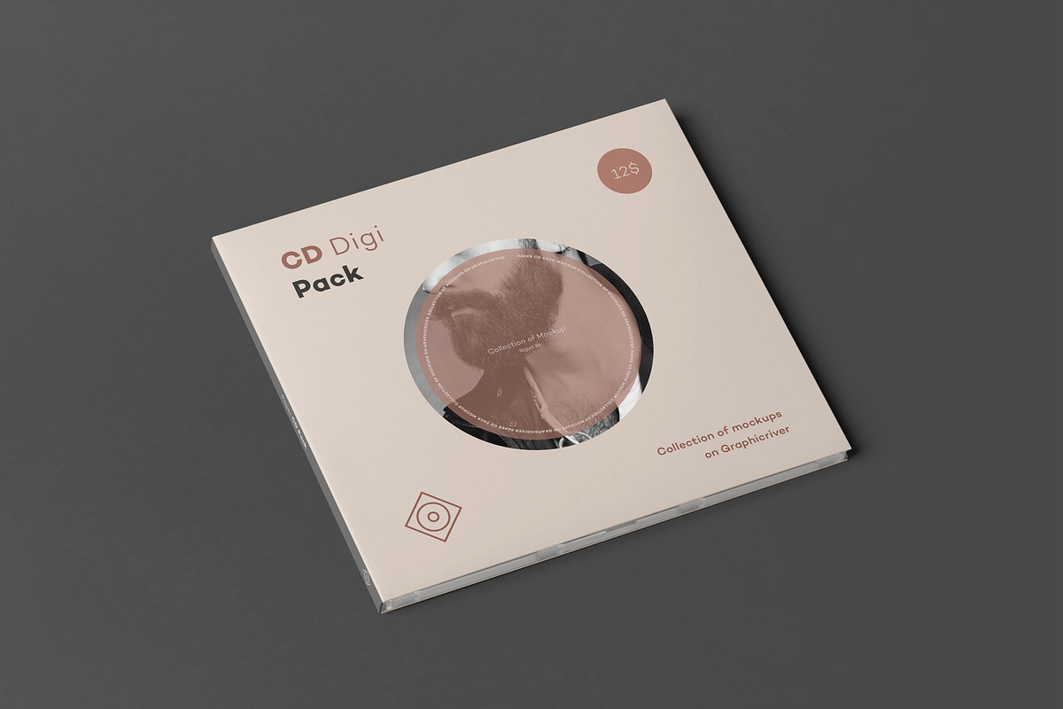CD Digi Pack Mock-up 2, a Packaging Mockup by Yogurt86 (Photo 9 of 15)