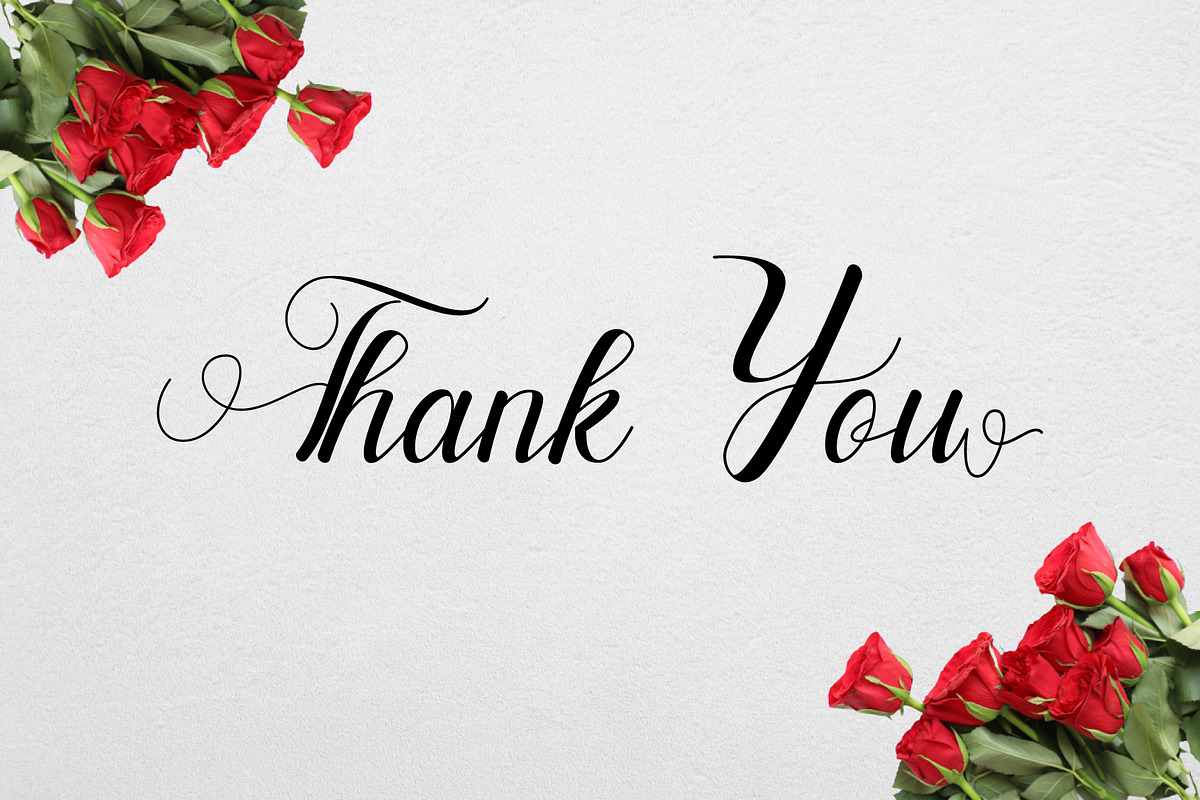 Rosemarry Handwritten Script, a Script Font by Rocket Template (Photo 8 of 8)