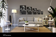 Wall Frame Mock-up, a Household Mockup by Colatudo Store (Thumbnail 5 of 12)