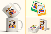 Family Illustration Art Set, a Person Illustration by Brickclay (Thumbnail 3 of 9)