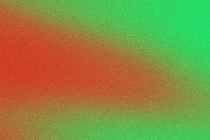 Green Coral Red Grainy Background