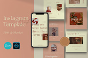 Rosie - Canva + PS Social Media Pack, a Social Media Template by Dirtytemp Studio (Thumbnail 1 of 6)