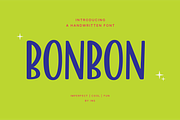 BONBON Handwritten Font, a Handwritten Font by aquene (Thumbnail 1 of 8)